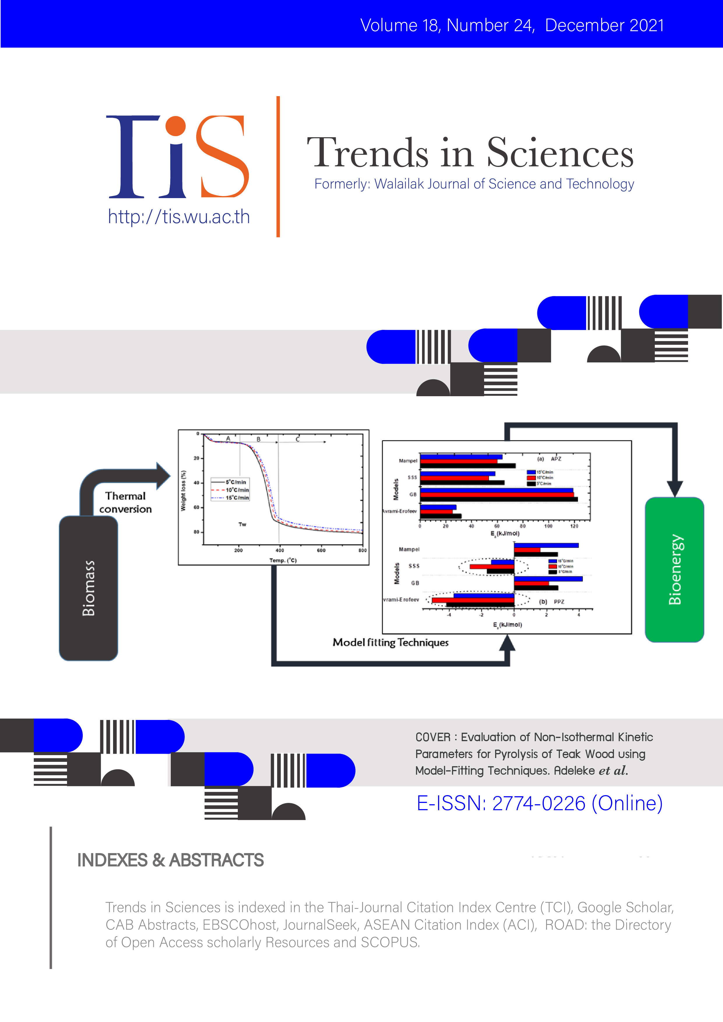 					View Vol. 18 No. 24 (2021): Trends in Sciences, Volume 18, Number 24, 15 December 2021
				